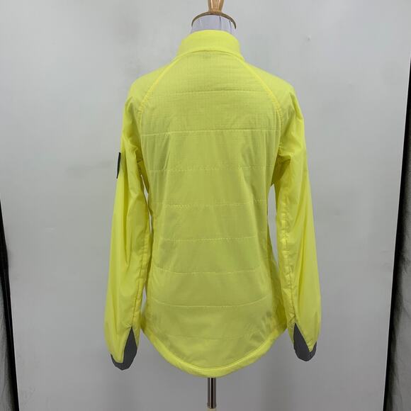 Strafe Jacket Womens S Small Bright Yellow Polartec Full Zip Soft Fleece Lined - Picture 7 of 14